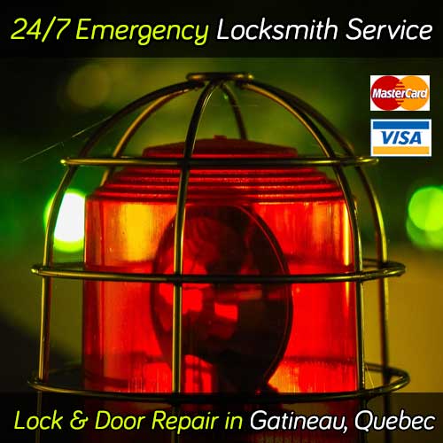 24 hour emergency locksmith in Gatineau Quebec